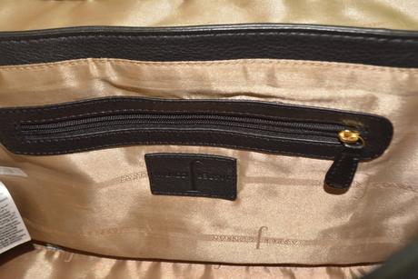 Čierna kožená kabelka jasper conran,