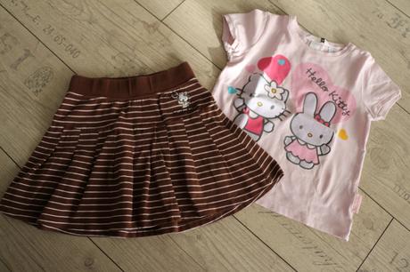 Kompletík hello kitty, h&m,104