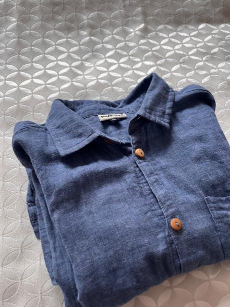 Košela bavlnena riflovy vzhlad pompdelux, pompdelux,164