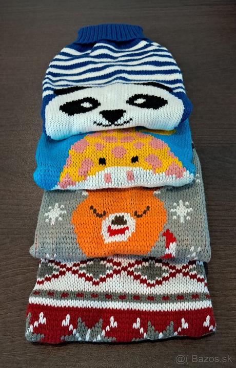 Pletený svetrík pre šteniatko psíka mačku, 