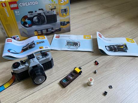 Lego creator 3v1 retro fotoaparat,