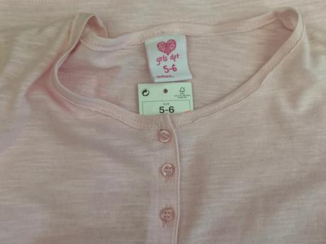 Girls. dept ružové tričko, 110