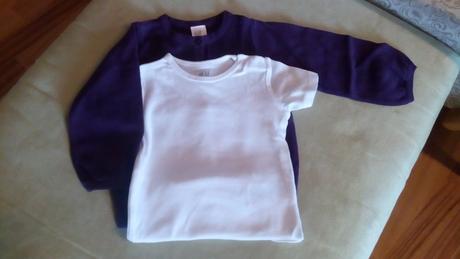 Fialový svetrik, h&m,74