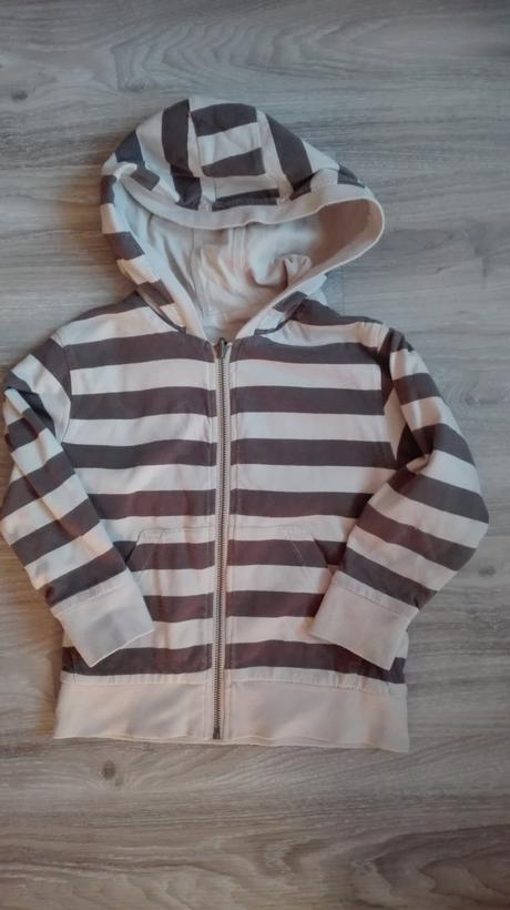 Obojstranná mikina na zips, 110