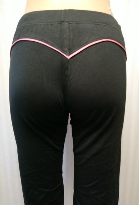 Dámske čierne elastické trištvrťáky, kleopatra, m, m