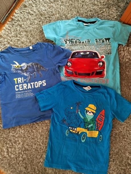 Chlapčenské tričká s krátkym rukávom, h&m,122