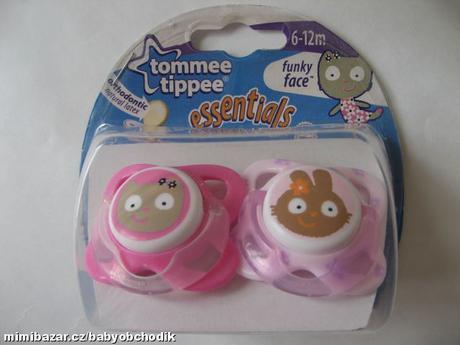 Tommee tippee cumliky latex 6-12m ortodont zrezane, tommee tippee