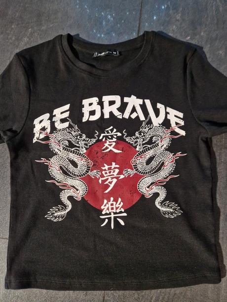 Rebrované tričko s nápisom, new yorker,m