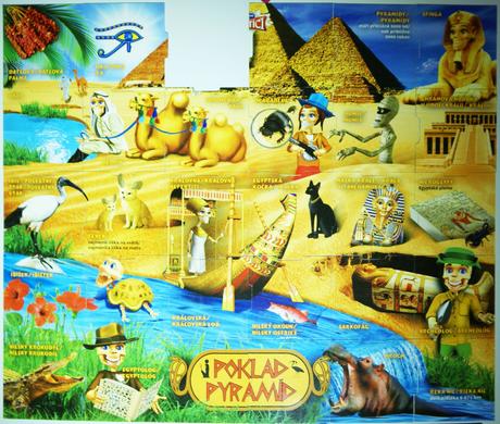 Magnetky - kostíci - poklad pyramíd,