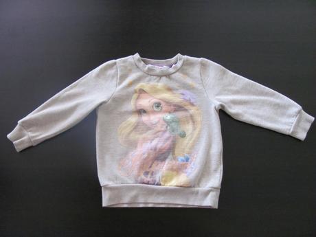Mikina s rapunzel, h&m,104