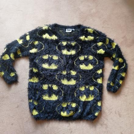 Chlpatý sveter batman c. s, s