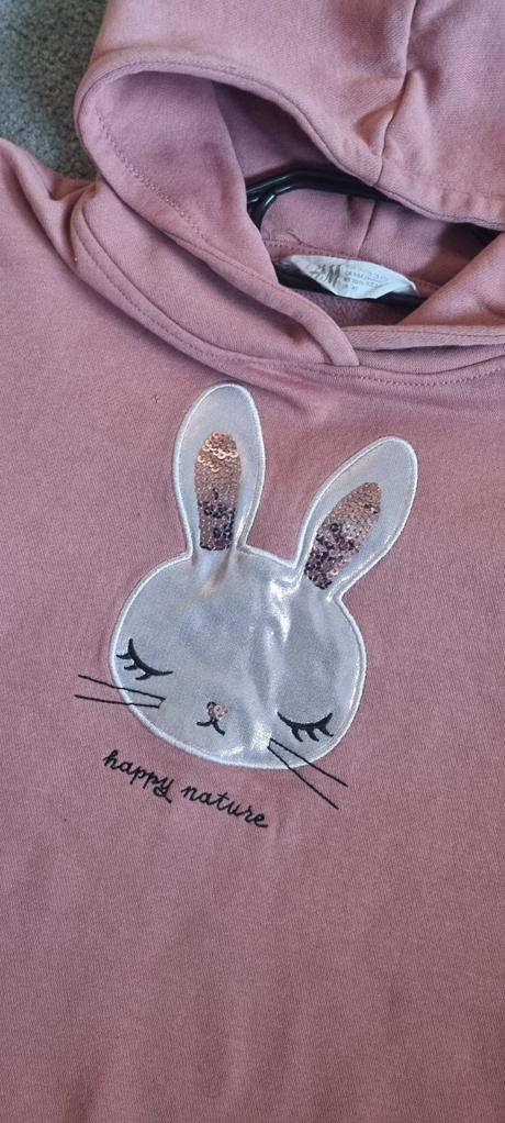 Mikina so zajkom, h&m,110