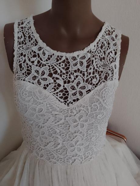 Luxusne krémové šatočky v.36, 36