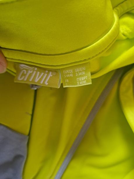 Cyklistická mikina a rukavice, crivit,s