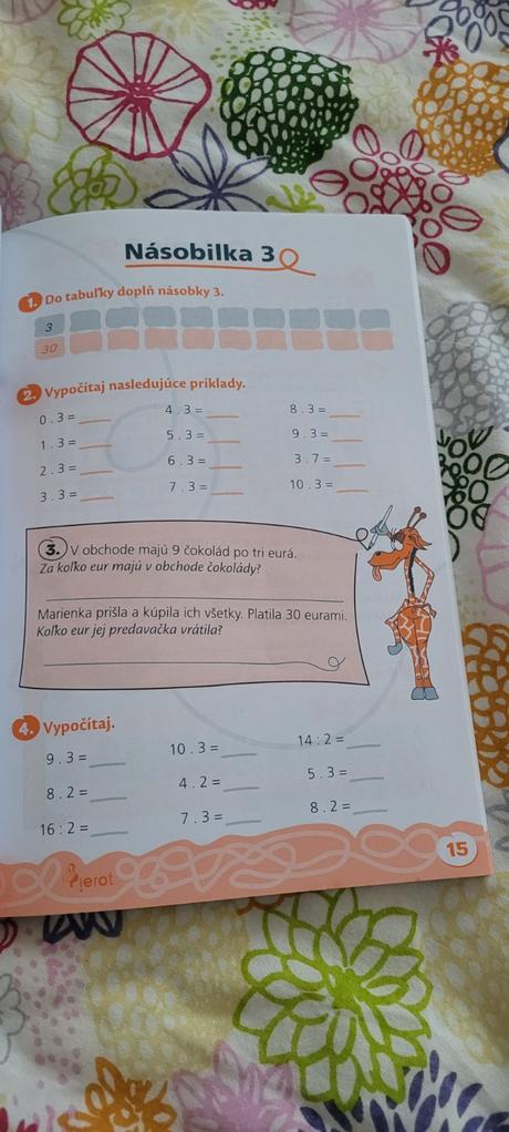 Domáce precvičovanie matematika 3. ročnik,
