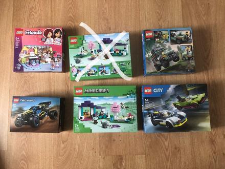 Lego mix minecraft, technic, friends, city,