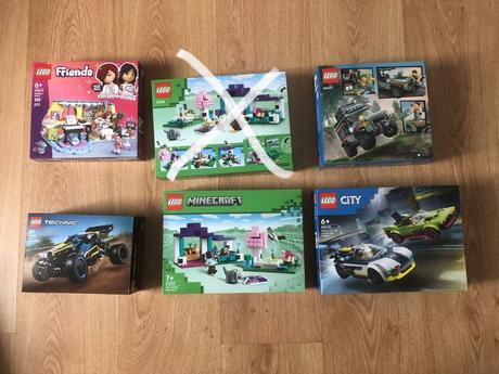 Lego mix minecraft, technic, friends, city,