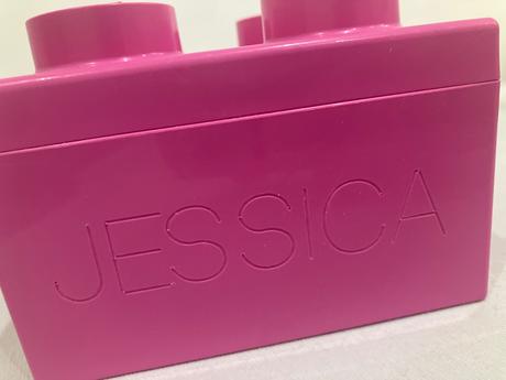 Lego box vyryte meno jessica, 
