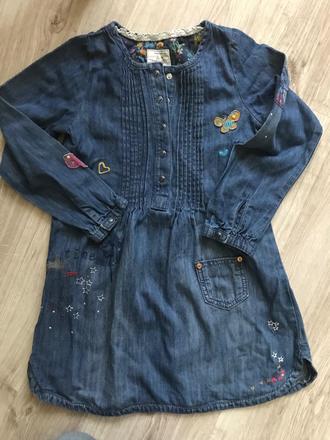 Šaty vyšívané next 5-6 rokov, next,116