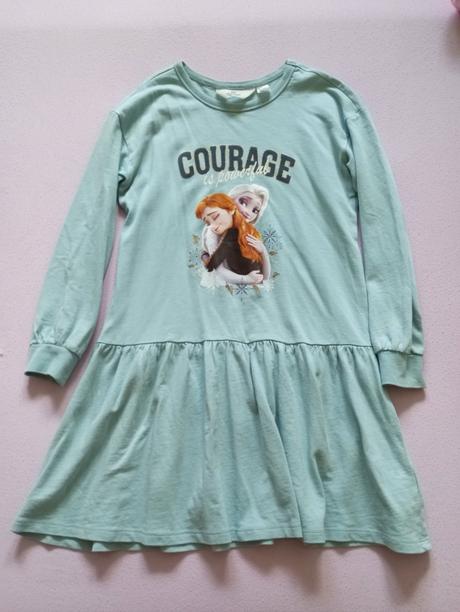 Šaty frozen, h&m,134