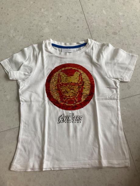 Tričko avangers 110/116, marvel,110