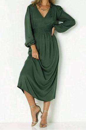 Saténové šaty, 38 / m