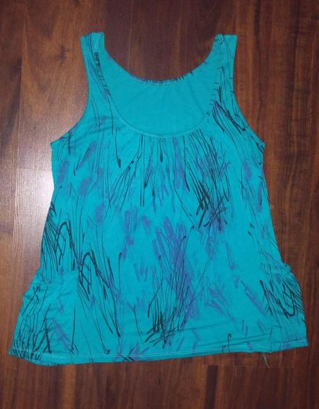 Vzdušné smaragdovo-zelené tielko, l