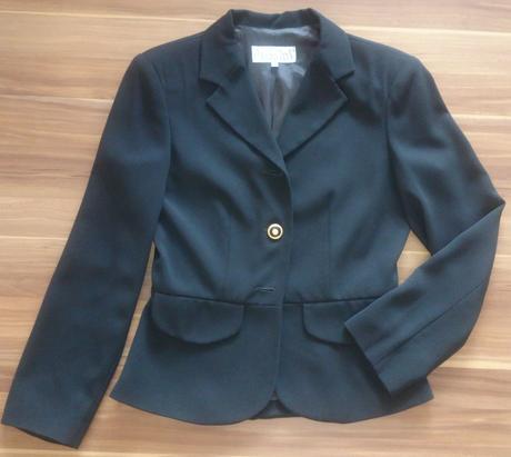 Čierny sukňový kostým natasa presston, 38