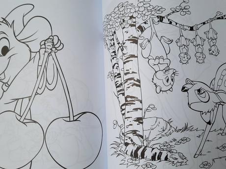 Omáľovanka vymaľovanka disney postavičky nálepky, 