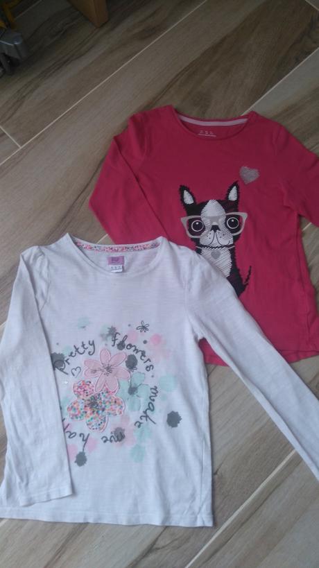 Tričká so psíkom a kvietkami, f&f,122