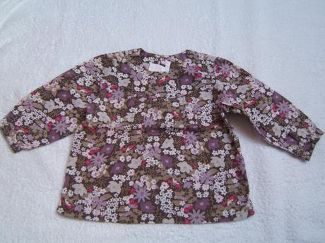 Kvietková blúzka, h&m,80