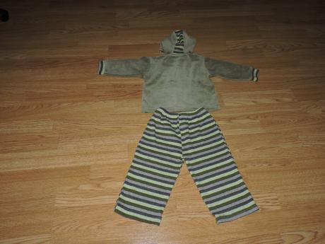 Zelená tepláková súprava, detex,74