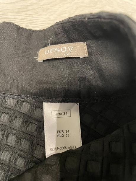 Čierna sukňa. vek.34- xs, orsay,34