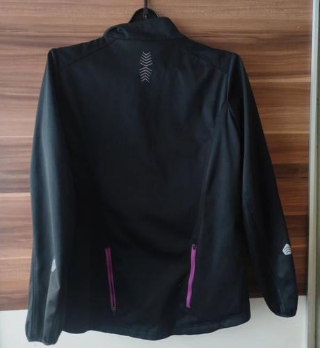 Čierna športová/cyklistická bunda, crivit,xl
