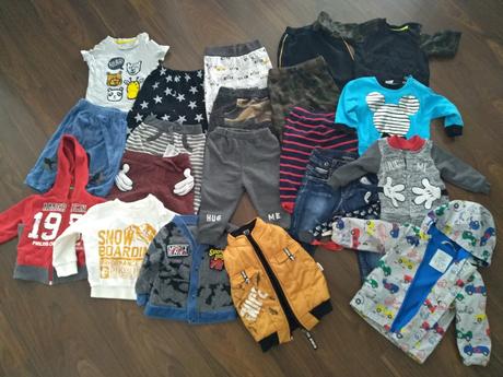 Mega balik oblecenia chlapec vel. 74, 68–80