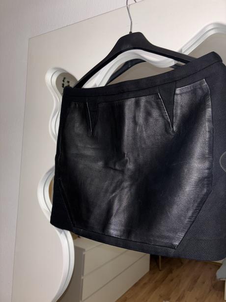 Kožená sukňa claudie pierlot 36, 36