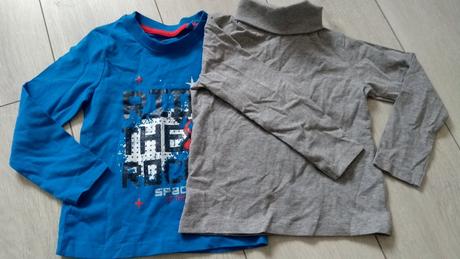2x tričko 98/104, lupilu,98