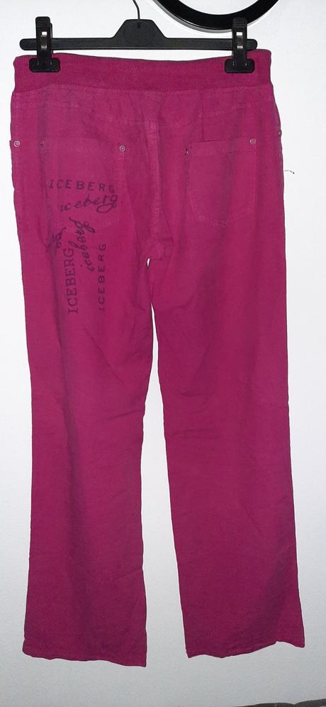 Ruzove sportove nohavice, m