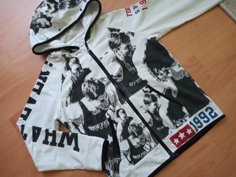 Mikina s potlačou, piazza italia,128