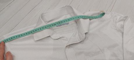 Biela sviatočná košeľa s jemnými prúžkami, xl