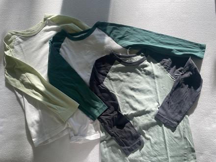 3 pack triciek, h&m,116