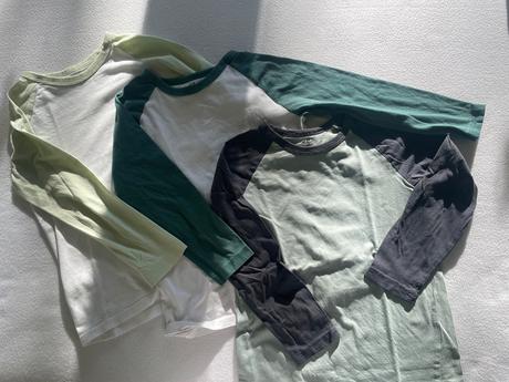 3 pack triciek, h&m,116