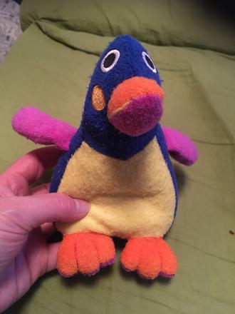 Na kúpanie tučniak,