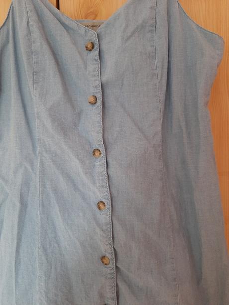 Riflové šaty, vero moda,s