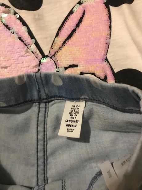 Jegginsy ako rifle, h&m,104