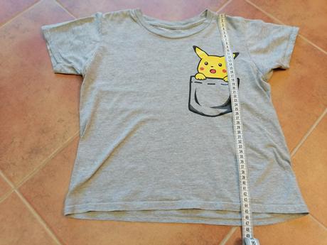 Tričko s motívom pikachu, veľ. 128/134, 128