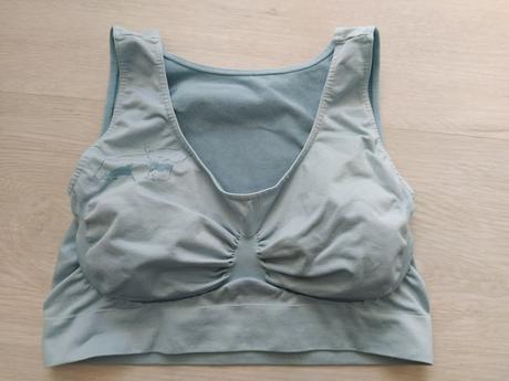 Bledo modrá športová podprsenka m-l, m