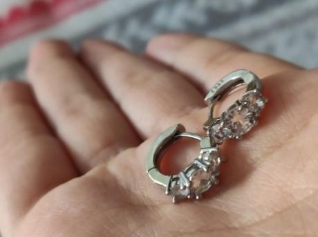 Strieborné náušnice 925 s očkami,