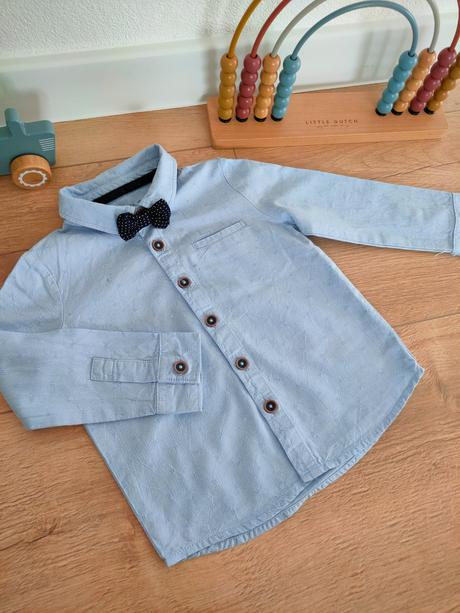 Chlapčenská slávnostná košeľa s motýlikom, 80-86, 86