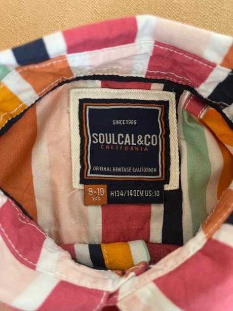 Košeľový crop top, 134